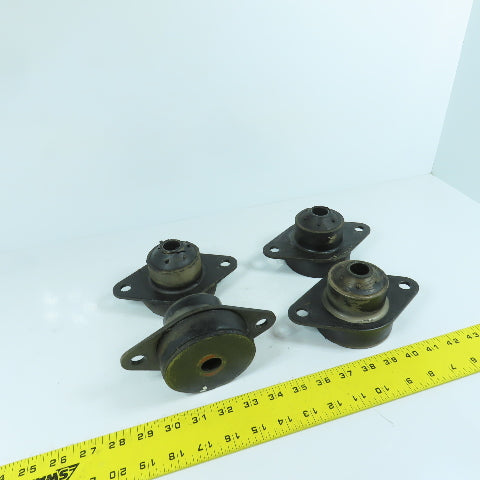 Center Bonded Vibration Isolation Pads 20mm ID Set Of 4