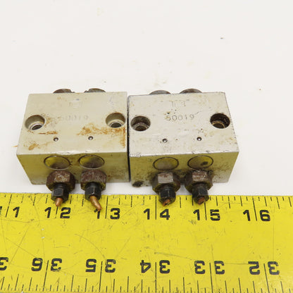 50019 Lubrication Manifold Lot Of 2