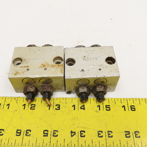 50019 Lubrication Manifold Lot Of 2