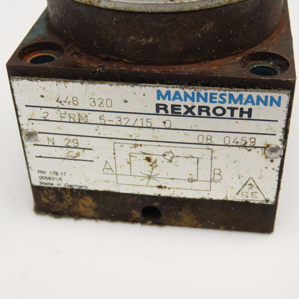 Rexroth 2 FRM 5-32/15 Q 2 Way Flow Control Valve