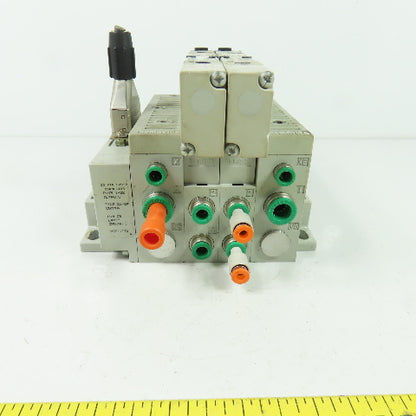 Numatics 051BB400M000061 Pneumatic Solenoid Valve Manifold Block 120PSI 24VDC