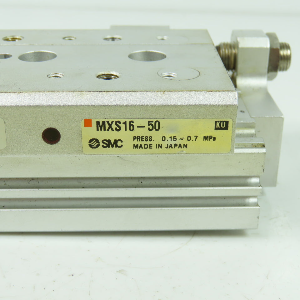 SMC MXS16-50A Double Action Guided Cylinder 16mm Stroke 35mm Stroke