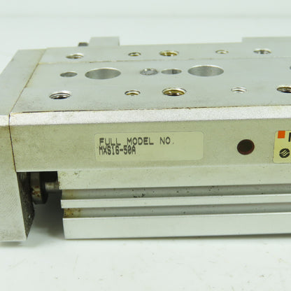 SMC MXS16-50A Double Action Guided Cylinder 16mm Stroke 35mm Stroke