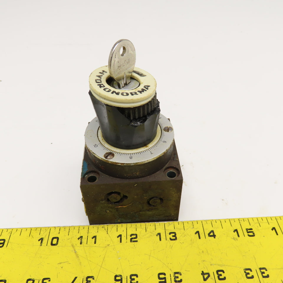 Rexroth 2 FRM 5-32/3 Q 2 Way Flow Control Valve Broken Knob
