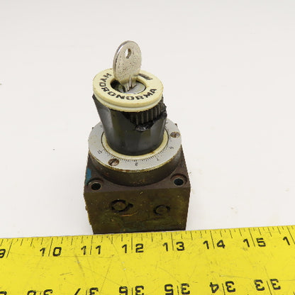 Rexroth 2 FRM 5-32/3 Q 2 Way Flow Control Valve Broken Knob
