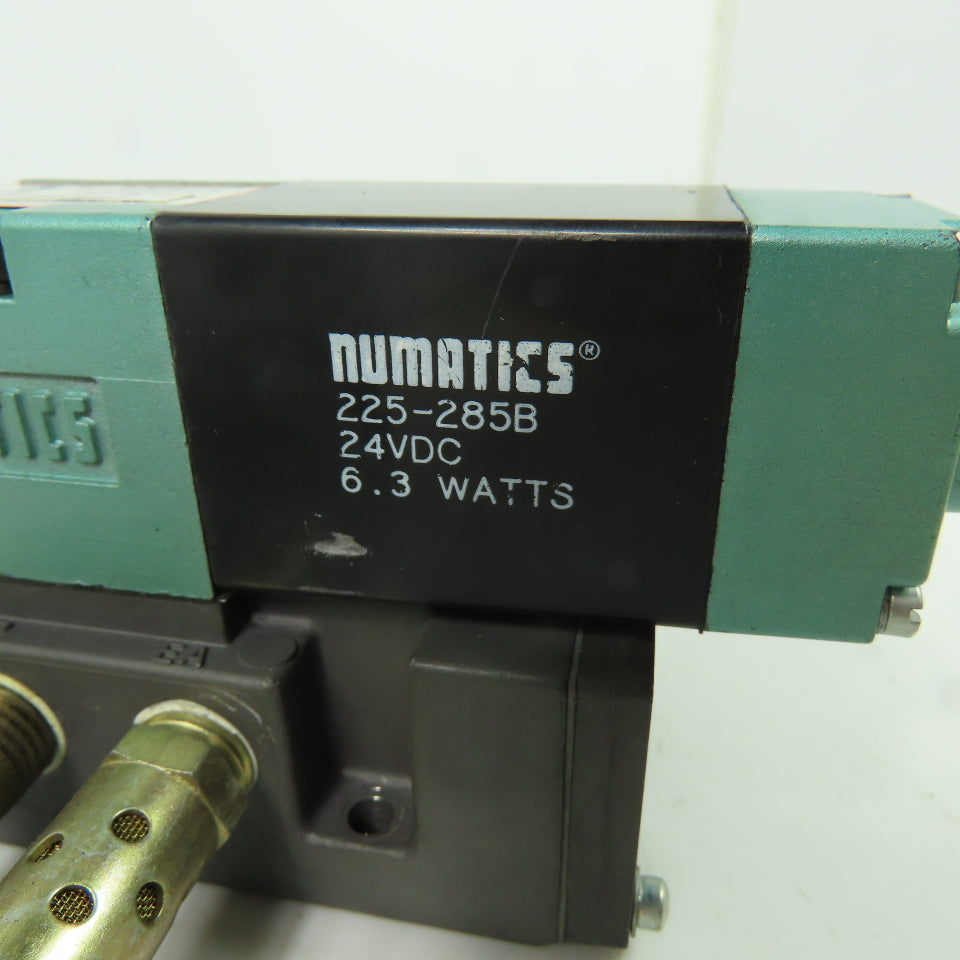 Numatics 082SS415M000061 24VDC Pneumatic Solenoid Valve 150PSI 25A W/Gage