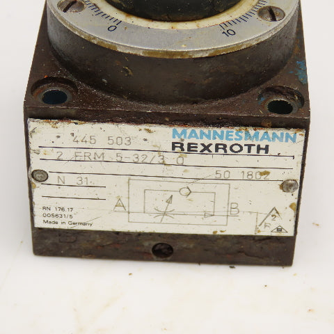 Bosch 2 FRM 5-32/3 Q 2 Way Flow Control Valve