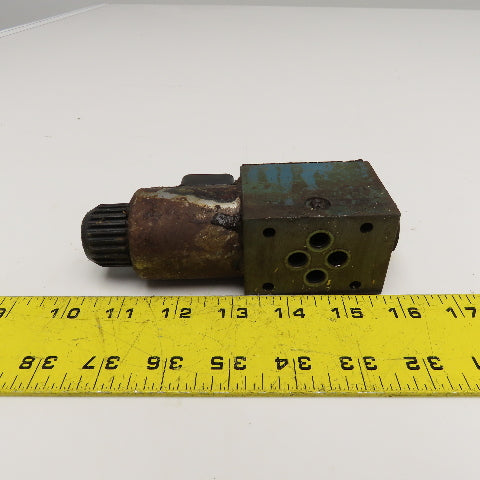 Bosch 0 810 097 227 4/2 Way Hydraulic Single Solenoid Valve 24VDC