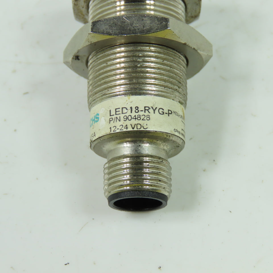 Pepperl + Fuchs LED18-RYG-P Pilot Light Sensor 12-24VDC 4-Pin