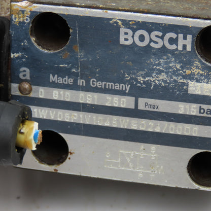 Bosch 0 810 091 260 4/2 Way Hydraulic Single Solenoid Valve 24VDC
