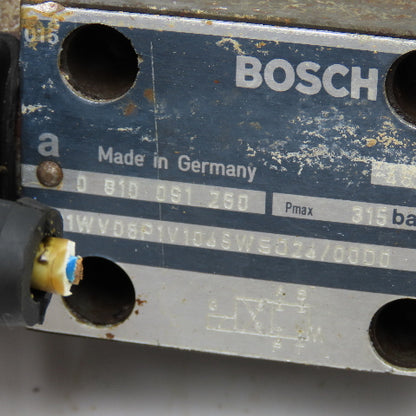 Bosch 0 810 091 260 4/2 Way Hydraulic Single Solenoid Valve 24VDC
