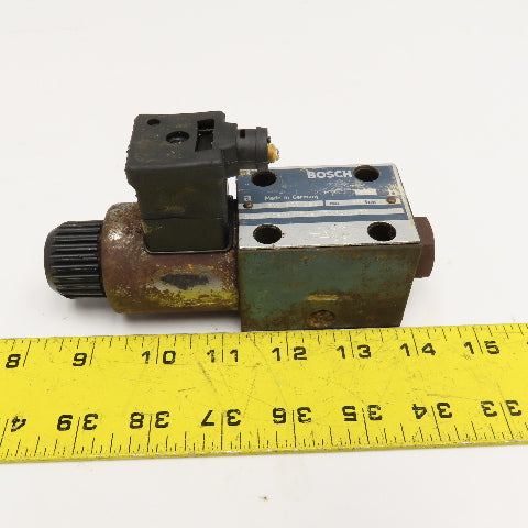 Bosch 0 810 091 260 4/2 Way Hydraulic Single Solenoid Valve 24VDC