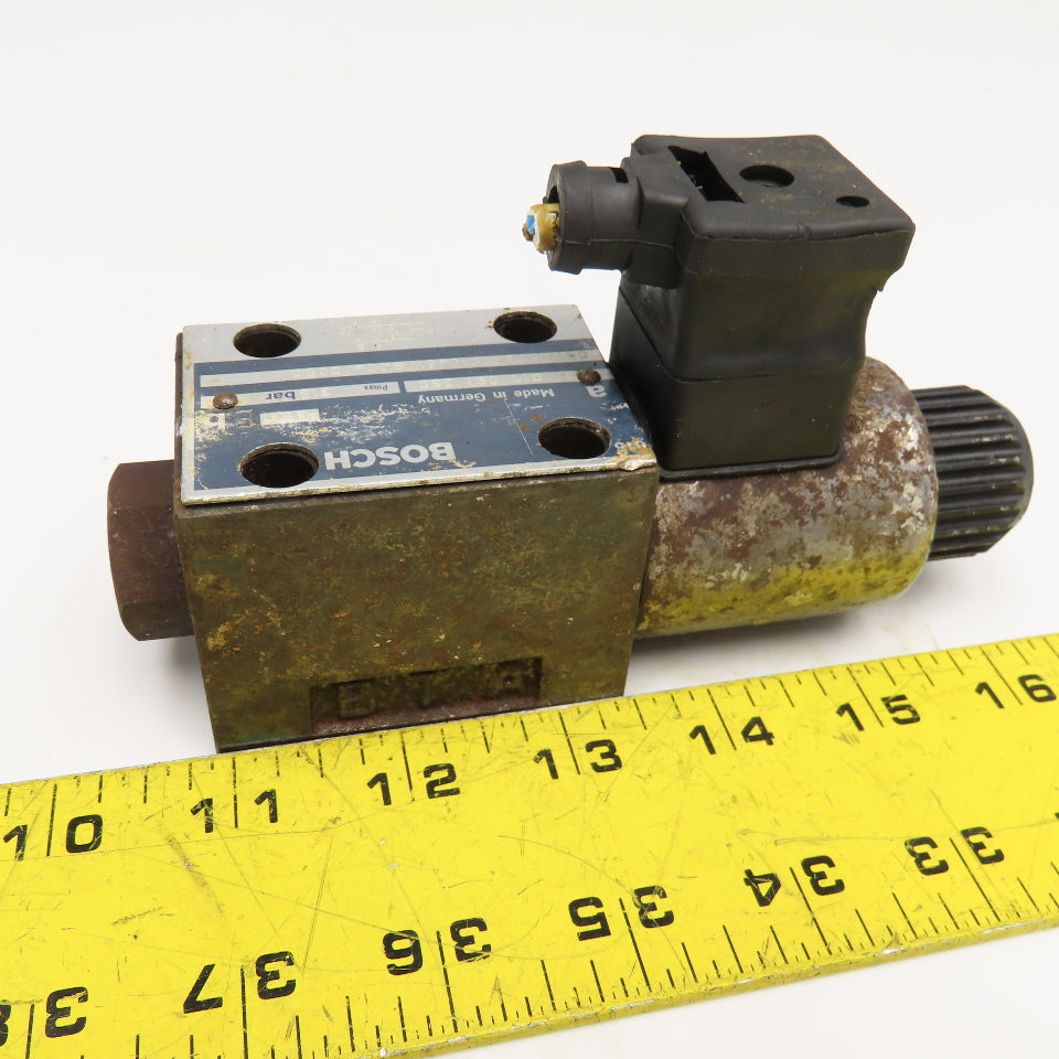 Bosch 0 810 091 260 4/2 Way Hydraulic Single Solenoid Valve 24VDC