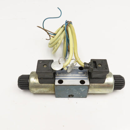 Bosch 0 810 091 203 4/3 Way Closed Center Hydraulic Double Solenoid Valve 24VDC