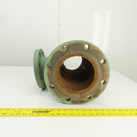 6" x 6" x 4" Ductile Iron Flanged Tee K125 11", 9" Flange OD