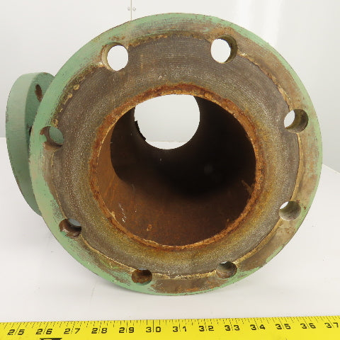 6" x 6" x 4" Ductile Iron Flanged Tee K125 11", 9" Flange OD