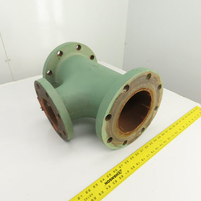 6" x 6" x 4" Ductile Iron Flanged Tee K125 11", 9" Flange OD