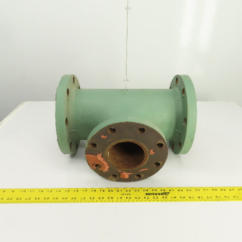 6" x 6" x 4" Ductile Iron Flanged Tee K125 11", 9" Flange OD