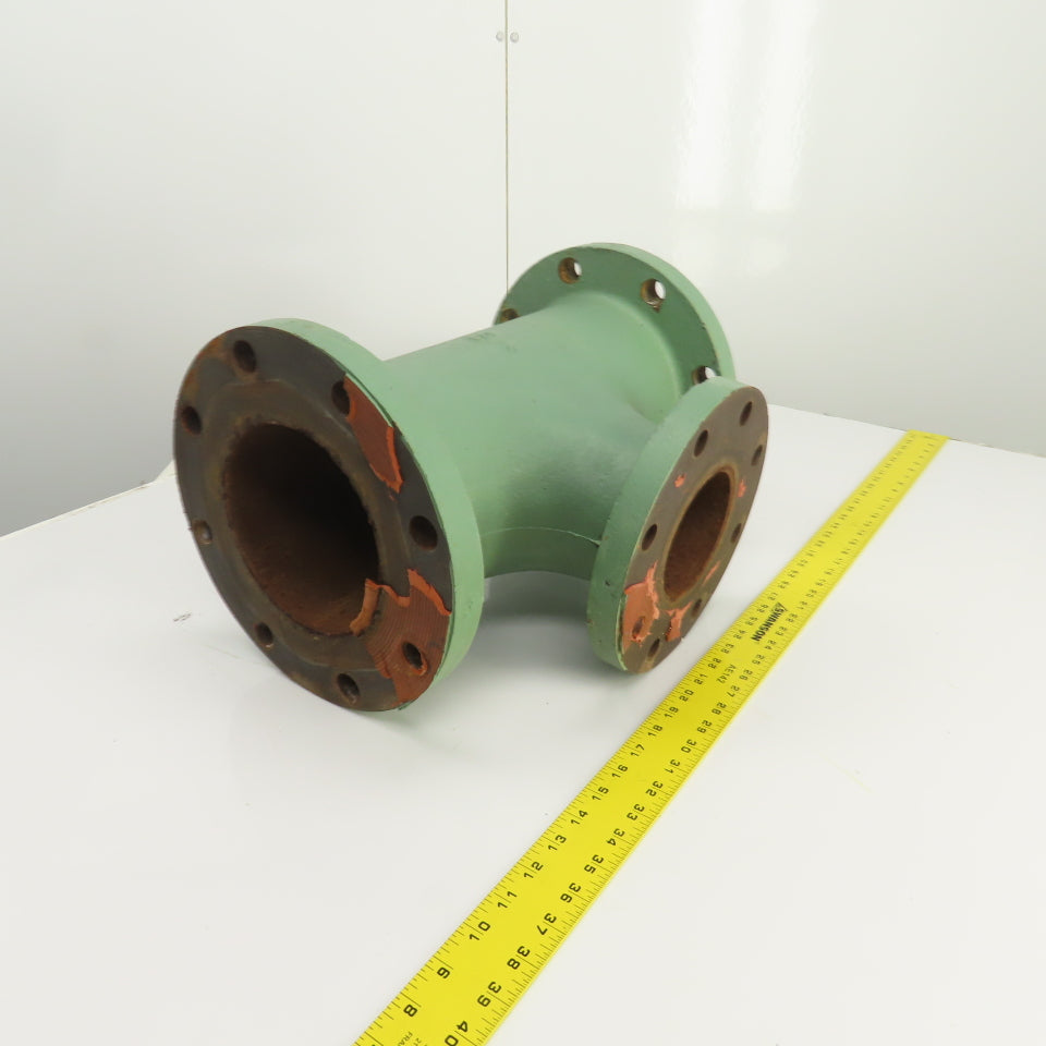 6" x 6" x 4" Ductile Iron Flanged Tee K125 11", 9" Flange OD
