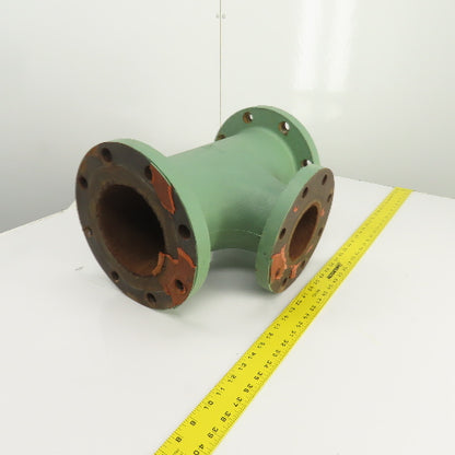 6" x 6" x 4" Ductile Iron Flanged Tee K125 11", 9" Flange OD
