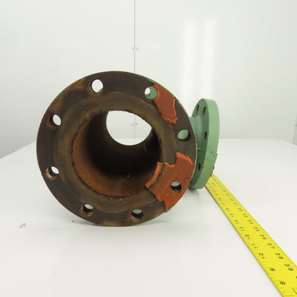 6" x 6" x 4" Ductile Iron Flanged Tee K125 11", 9" Flange OD