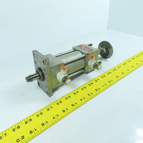Milwaukee D-1210-31-51S Double Acting Double Rod Air Cylinder 2" Bore 2" Stroke