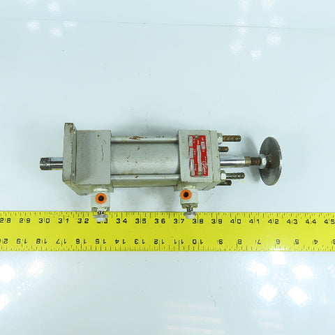 Milwaukee D-1210-31-51S Double Acting Double Rod Air Cylinder 2" Bore 2" Stroke