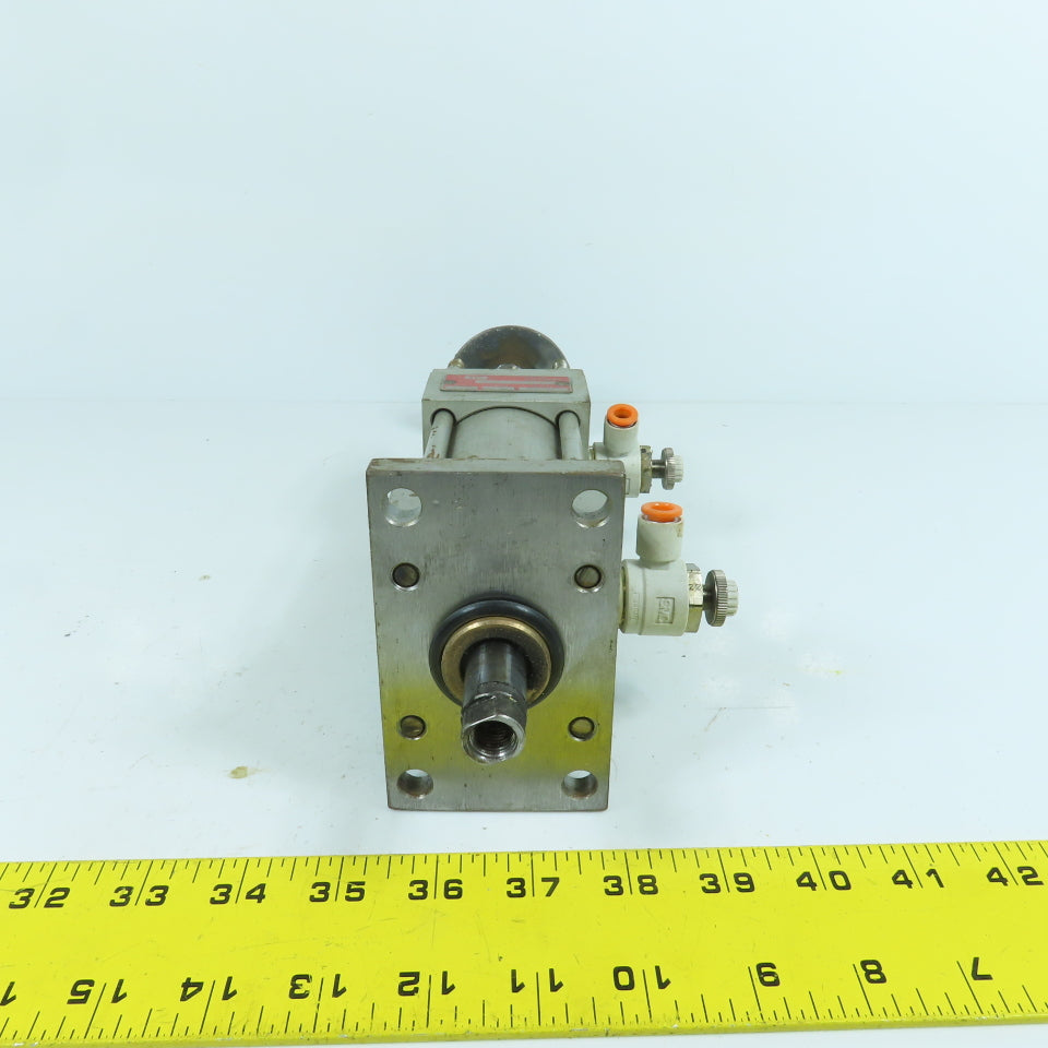 Milwaukee D-1210-31-51S Double Acting Double Rod Air Cylinder 2" Bore 2" Stroke