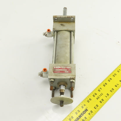 Milwaukee D-1220-31 Double Acting Double Rod Air Cylinder 2.5" Bore 4" Stroke