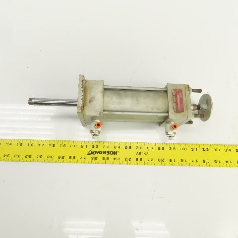 Milwaukee D-1220-31 Double Acting Double Rod Air Cylinder 2.5" Bore 4" Stroke
