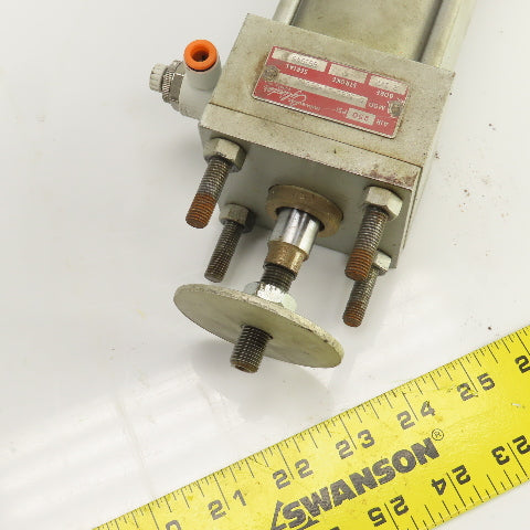 Milwaukee D-1220-31 Double Acting Double Rod Air Cylinder 2.5" Bore 4" Stroke