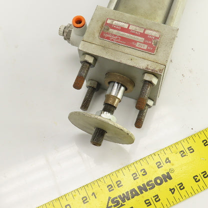 Milwaukee D-1220-31 Double Acting Double Rod Air Cylinder 2.5" Bore 4" Stroke