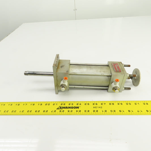 Milwaukee D-1220-31 Double Acting Double Rod Air Cylinder 2.5" Bore 4" Stroke