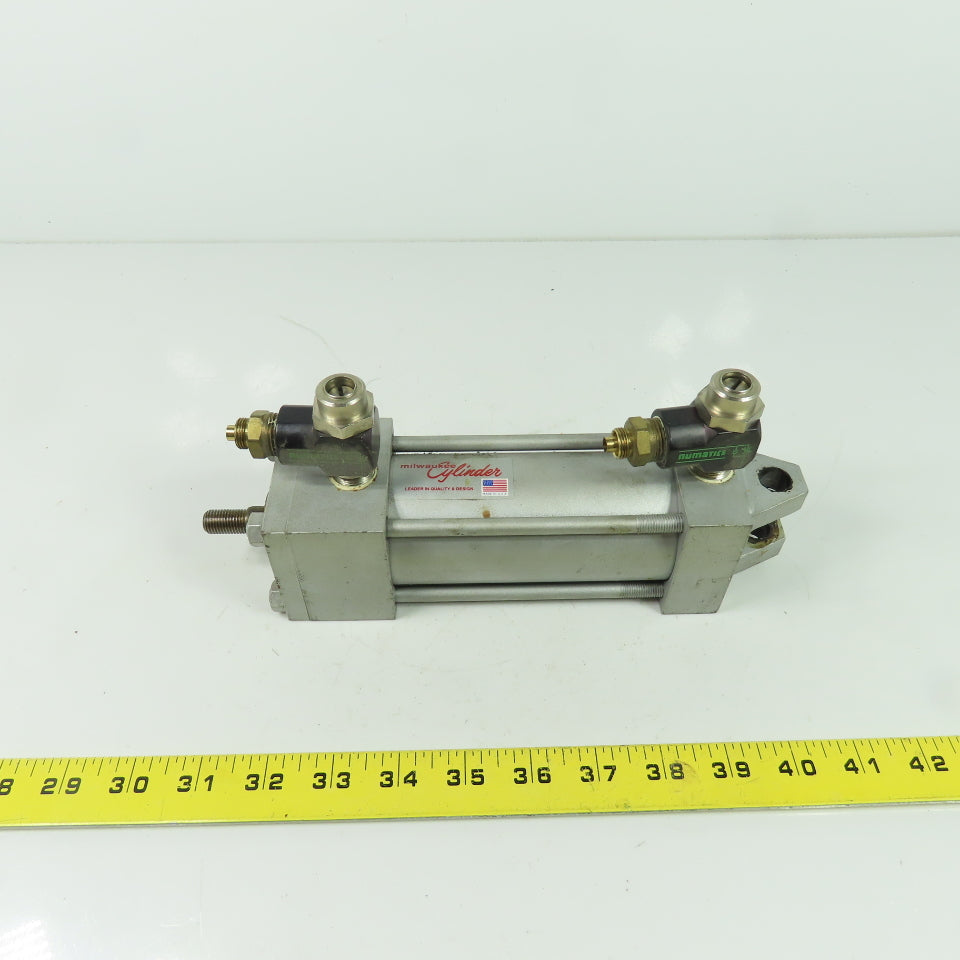 Milwakee A-61 Double Acting Hydraulic Cylinder 2" Bore 3.5" Stroke 250PSI