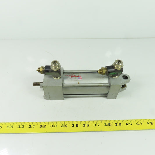 Milwakee A-61 Double Acting Hydraulic Cylinder 2" Bore 3.5" Stroke 250PSI