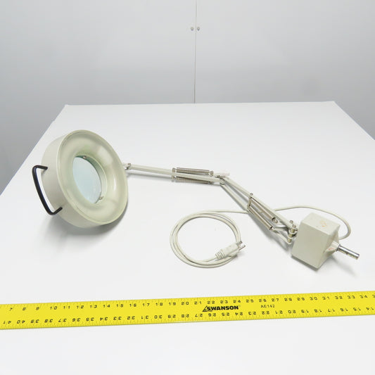 Adjustable Gooseneck Heavy Duty Magnifying Task Light Lamp 120V 60Hz
