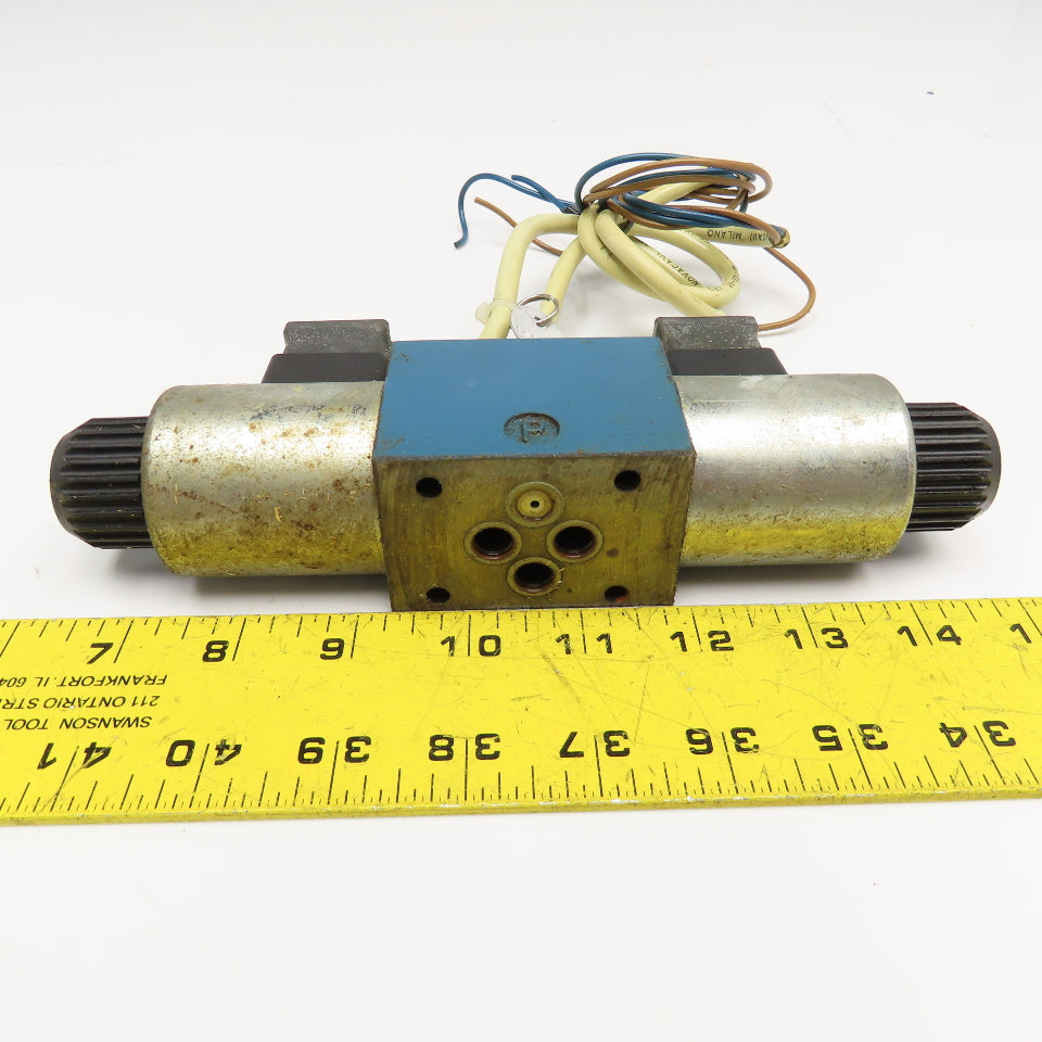 Bosch 0 810 091 242 4/2 Way Hydraulic Double Solenoid Valve 24VDC