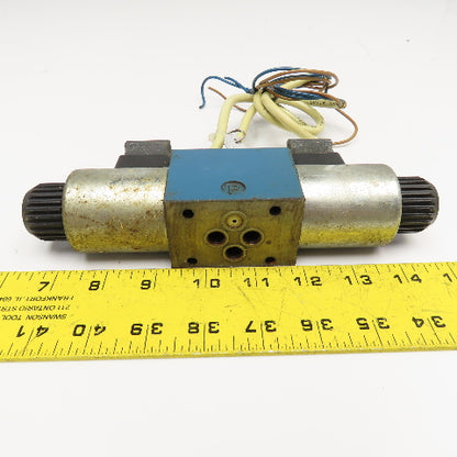 Bosch 0 810 091 242 4/2 Way Hydraulic Double Solenoid Valve 24VDC