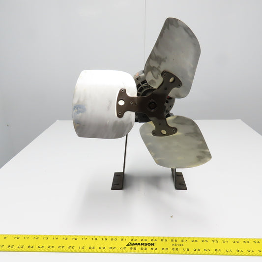 Dayton 3M065B 1/4HP 15" 3 Blade Radiator Fan 230V 1PH 1625RPM/2 SPD W/Mount