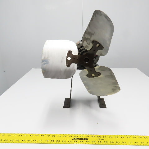 Dayton 3M065B 1/4HP 15" 3 Blade Radiator Fan 230V 1PH 1625RPM/2 SPD W/Mount