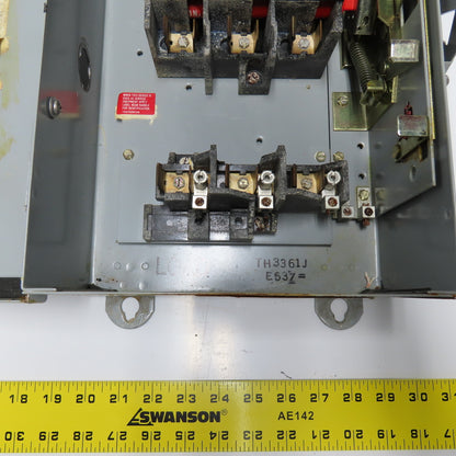 General Electric NP1578000F 600VAC 30A Fusible Safety Disconnect Switch 20HP