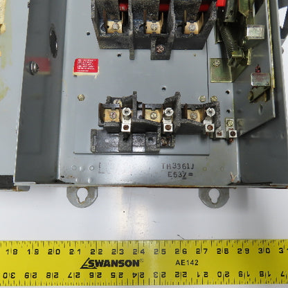 General Electric NP1578000F 600VAC 30A Fusible Safety Disconnect Switch 20HP