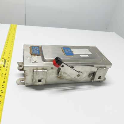 Square D H 321 NDS 30A Stainless Fusible Safety Disconnect Switch 3Ph 240VAC