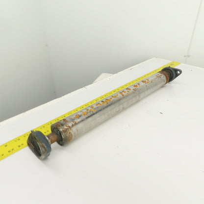 2.5" OD x 21" Flat Face Conveyor Tail Drum Roller 21.5" BF W/ Pillow Blocks