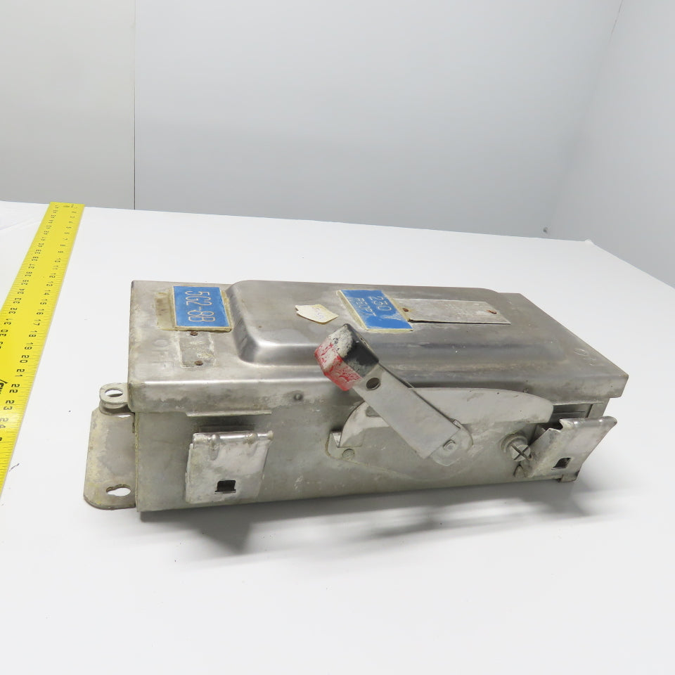 Square D H 321 NDS 30A Stainless Fusible Safety Disconnect Switch 3Ph 240VAC