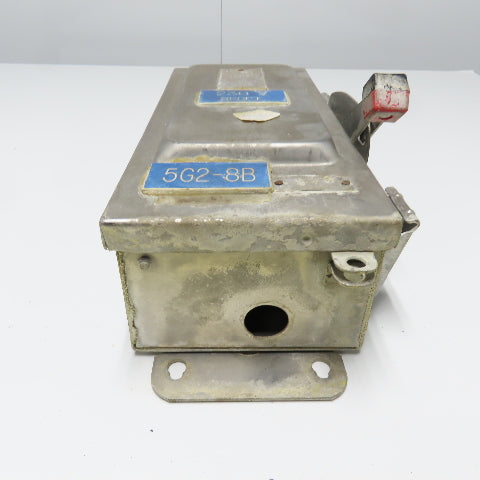 Square D H 321 NDS 30A Stainless Fusible Safety Disconnect Switch 3Ph 240VAC