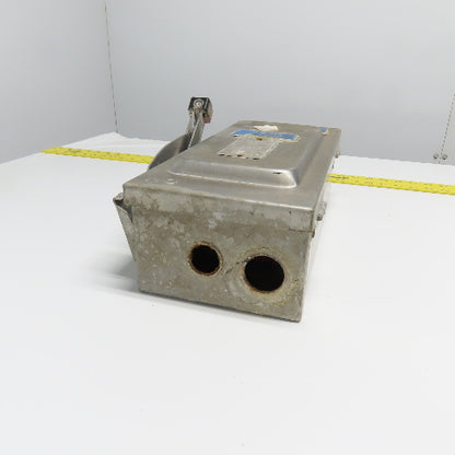 Square D H 321 NDS 30A Stainless Fusible Safety Disconnect Switch 3Ph 240VAC