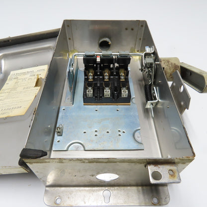 Siemens F321SSR 30A Stainless Steel Fusible Safety Disconnect Switch 240V