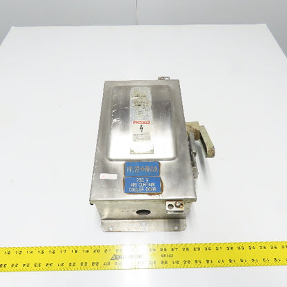 Siemens F321SSR 30A Stainless Steel Fusible Safety Disconnect Switch 240V
