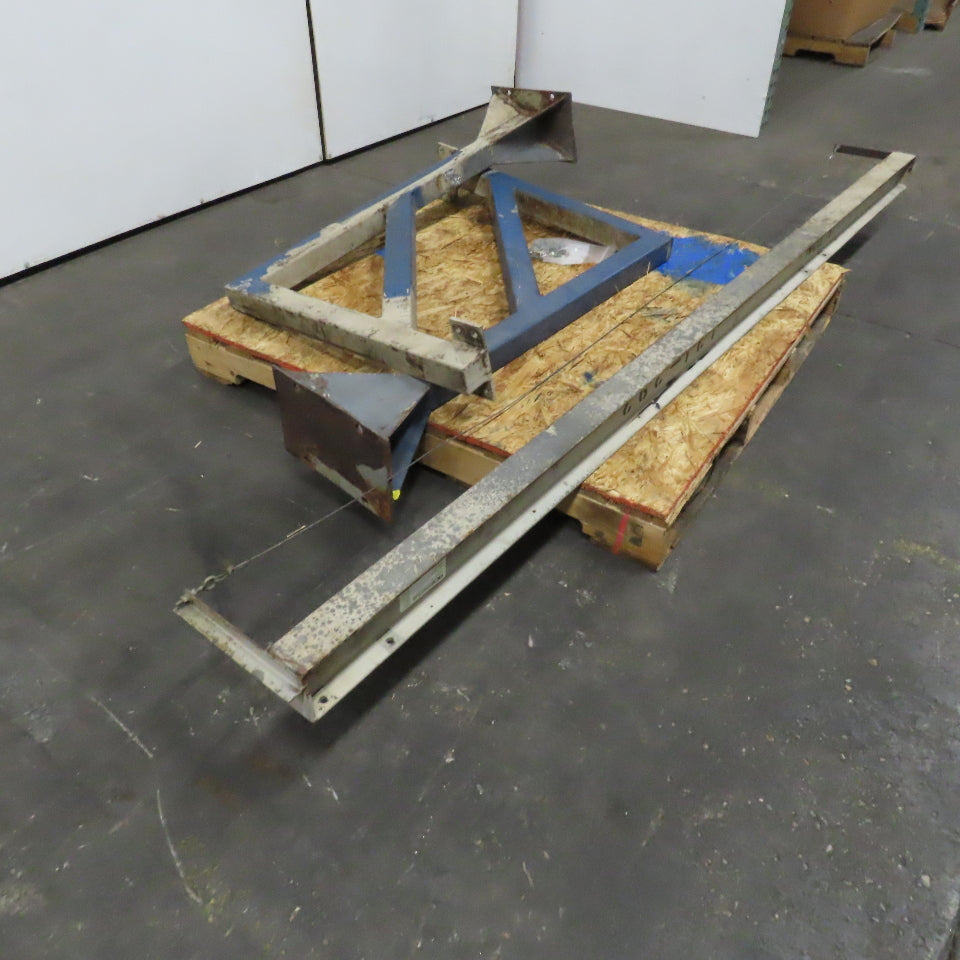 1 Ton Over Machine Gantry Jib Crane 8' Long 44-1/2" Height